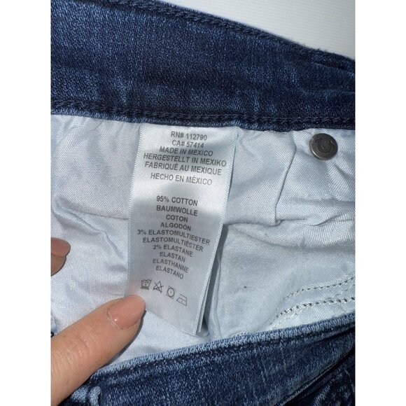 True Religion Rocco Jeans Men's W32x34 Relaxed Skinny Dark Wash Denim 1D - Picture 8 of 8